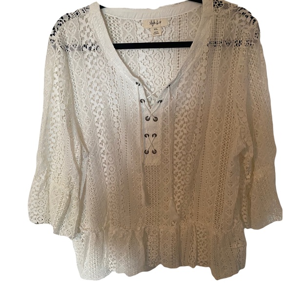 Crochet Swim Coverup - Picture 1 of 7